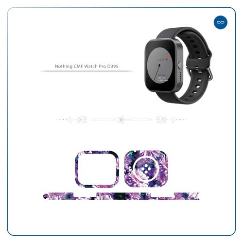 Nothing_CMF Watch Pro D395_Purple_Flower_2